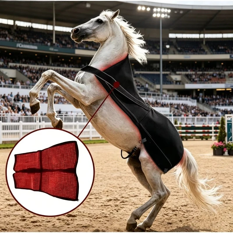 660nm 850nm Equine Infrared Therapy Device Horse Back Pain Relief Equestrian Rehabilitation Physiotherapy Equipment