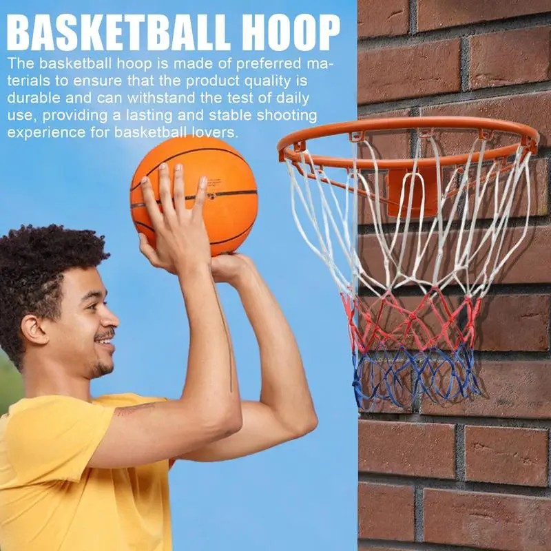 

Adult Basketball Hoop Steel Multipurpose Basketball Hoop Thickened User-Friendly Basketball Supplies Stable Basketball Hoop For