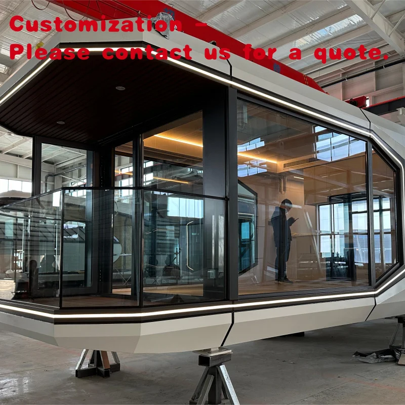 

Custom.Capsule House Космическая капсула с интеллектуальной системой Современная мода Роскошный дизайн Кемпинговые капсулы Сборные домики