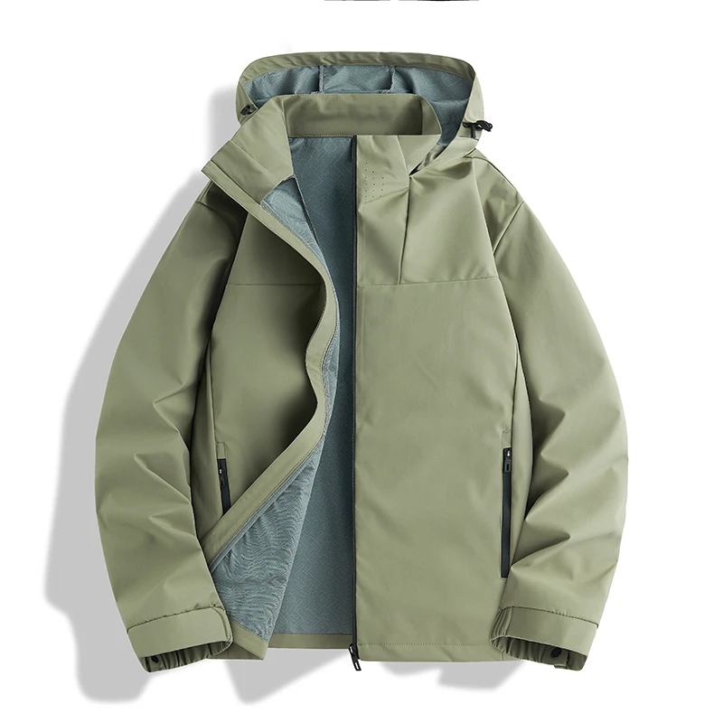 

Waterproof Jacket Windbreakers Couple Camping Clothes Casual Coats Spring Autumn Jackets For Men Army Tactical Military Jackets