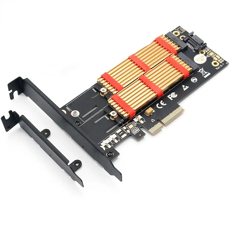 Nvme M2 Pcie 3.0 Adapter Host Controller Expansion Card with Sata Cable,nvme Ssd M2 Pcie Adapter
