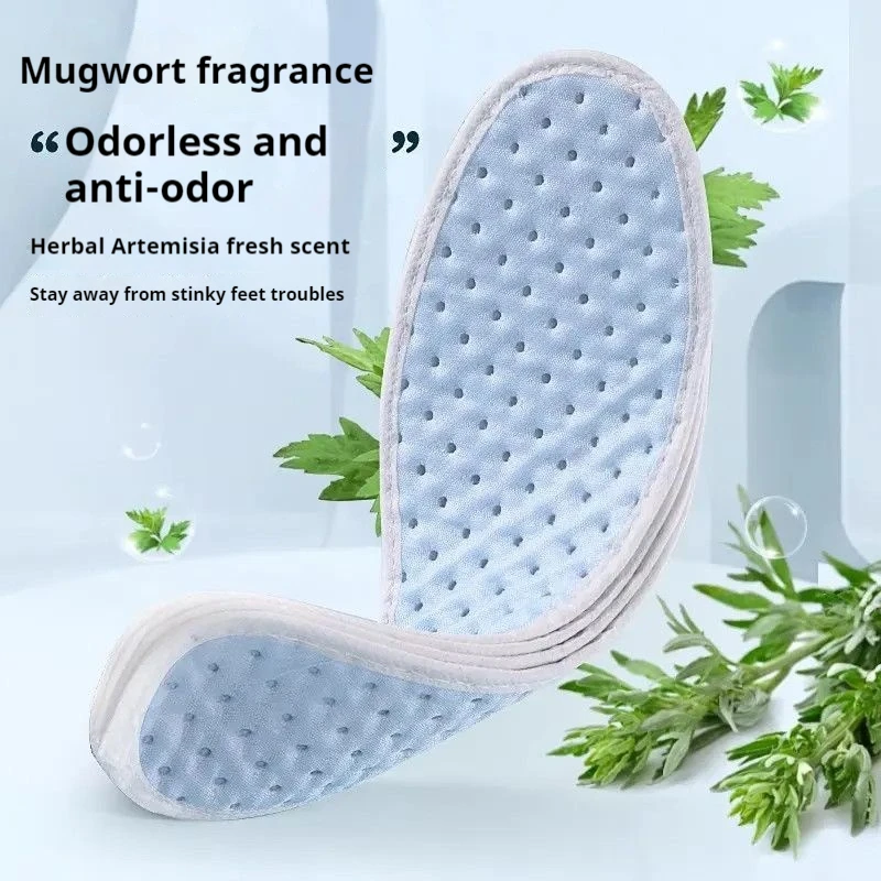 1 paio/2 paia solette deodoranti assenzio soletta in tessuto traspirante per uomo e donna scarpe di tela comode scarpe basse pastiglie