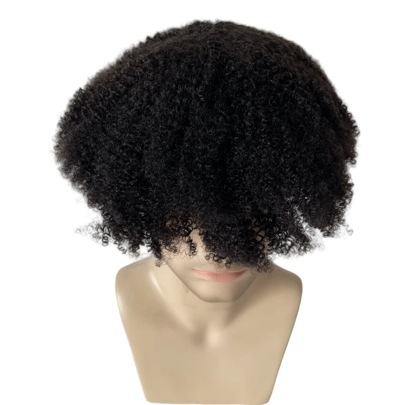 Sistemas de cabello humano virgen de alta calidad Unidades onduladas de 14 mm Inyección 8x10 AUS Toupee para hombres negros