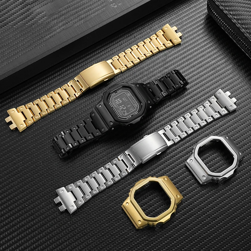 

Обновление GMW-B5000, легкий корпус и ремешок из титанового сплава, комплект модов для Casio G-SHOCK 3459 GMW-B5000 MRG-B5000, металлический корпус и браслет