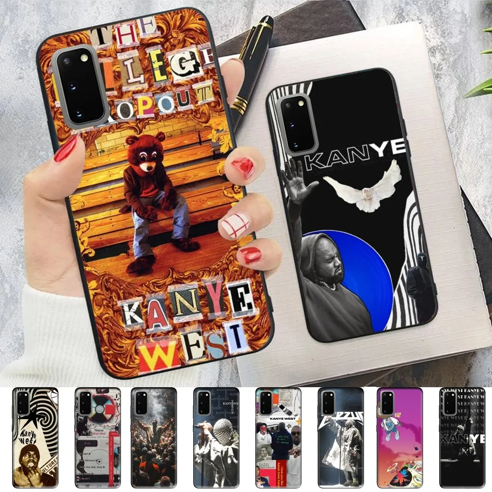 Famous Rapper K-Kanye W-West Phone Case For Samsung S 9 10 20 21 22 23 30 23 24 Plus Lite Ultra FE S10lite Fundas