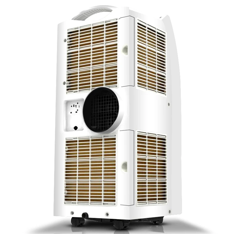 Condicionador de ar portátil refrigerando de potência de AC220-240V 50-60hz 990w, velocidade invariante de 1hp, tamanho 320*730*360mm btu 8500