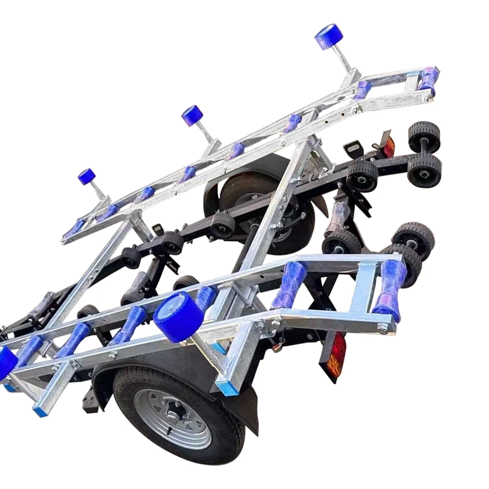 Tugboat Frame Assault Boat Trailer Rubber Boat Speedboat Trailer Secure Port Dock