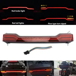Luz LED trasera para motocicleta Harley Touring Road Electra Glide Ultra CVO Tour-Pak King, paquete de recorrido, lámpara trasera de señal de giro de freno