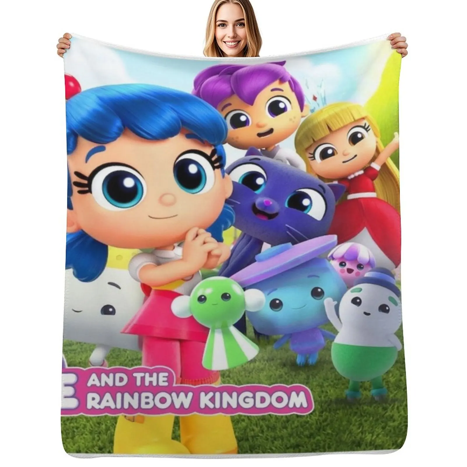 

True and the Rainbow Kingdom Design Throw Blanket Machine Washable Soft Warm Blanket