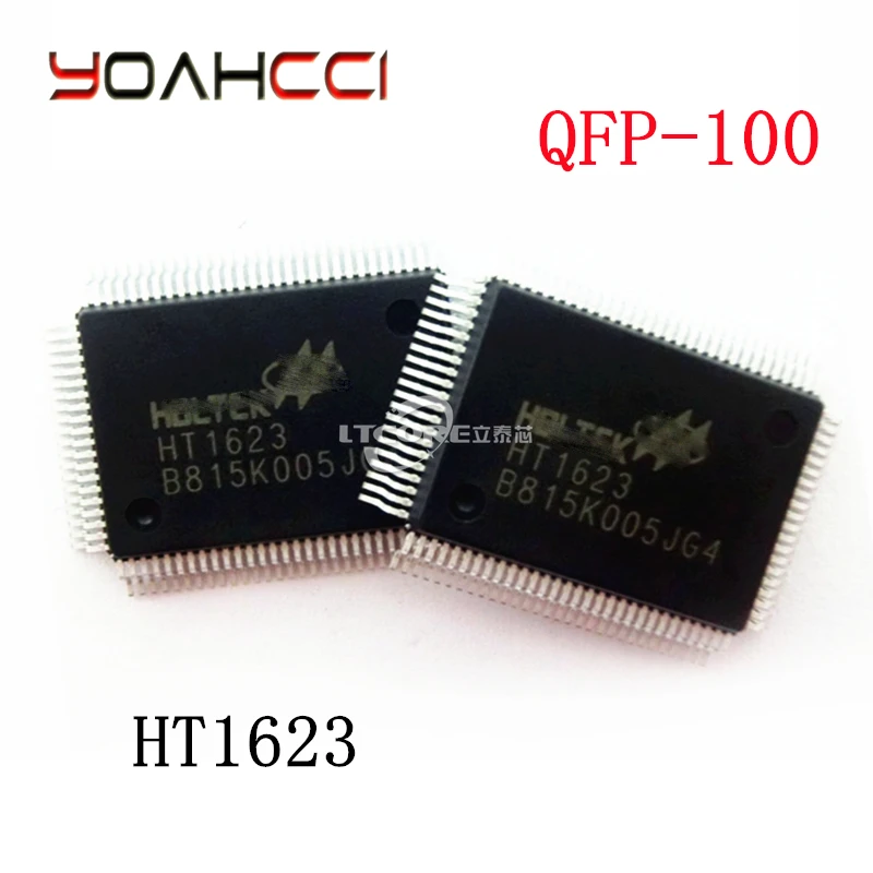 5/pcs HT1623 QFP100 LCD driver IC franchise 384 lattice