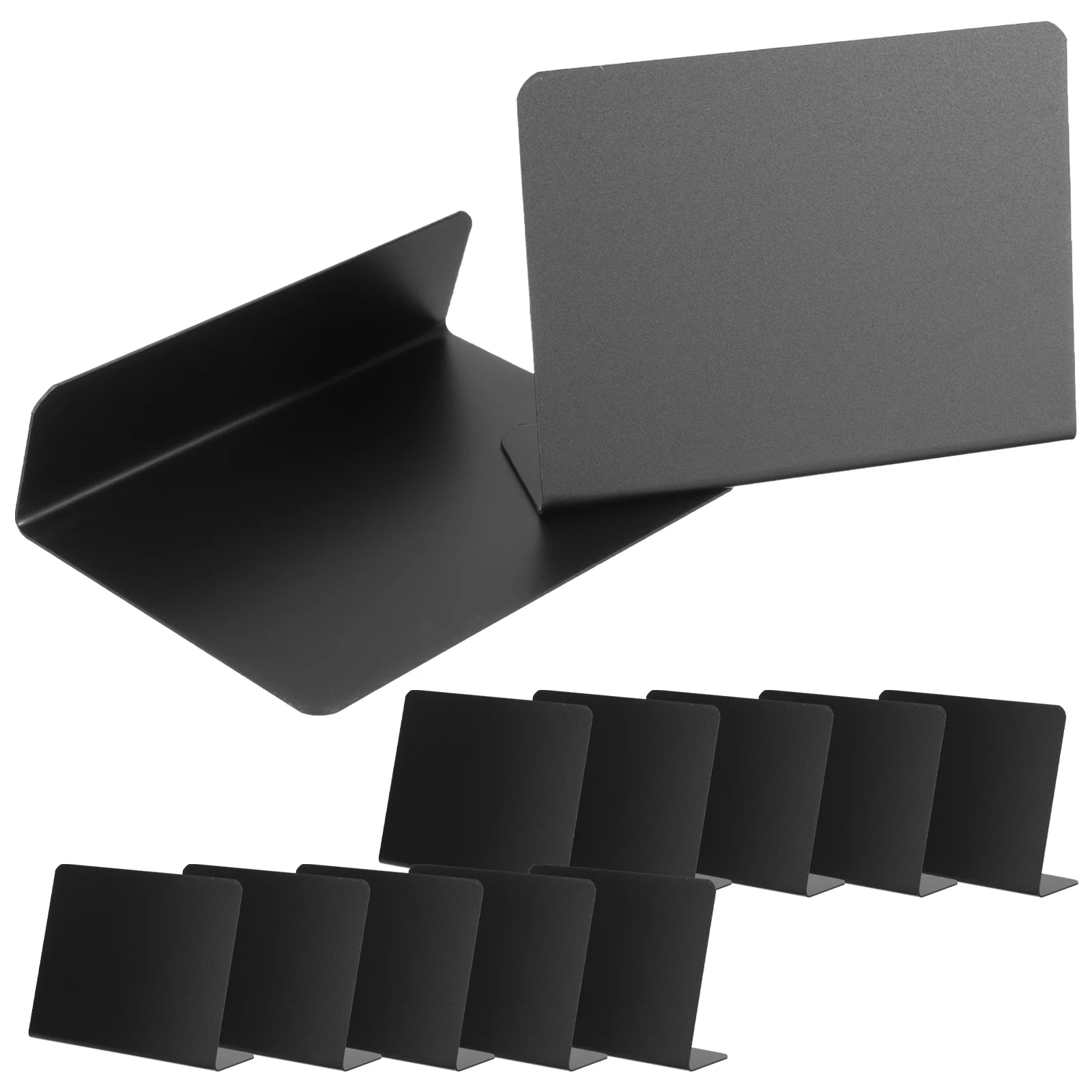 12 Pcs Mini Chalkboard Signs for Food Erasable Message Table Tabletop Memo Pvc Child White