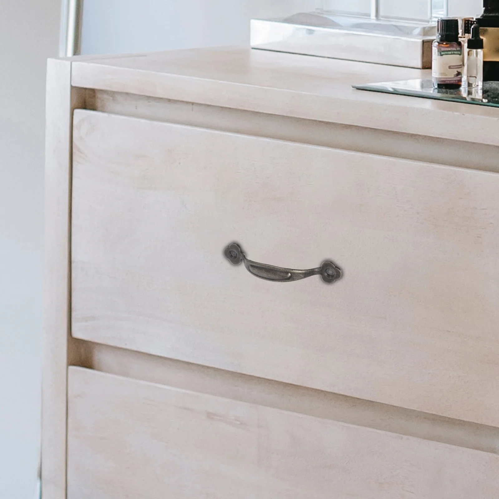 

10Pcs Vintage Cabinet Hardware Zinc Alloy Farmhouse Drawer Pulls Rustic Industrial Style Kitchen Cabinets Wardrobes Furniture