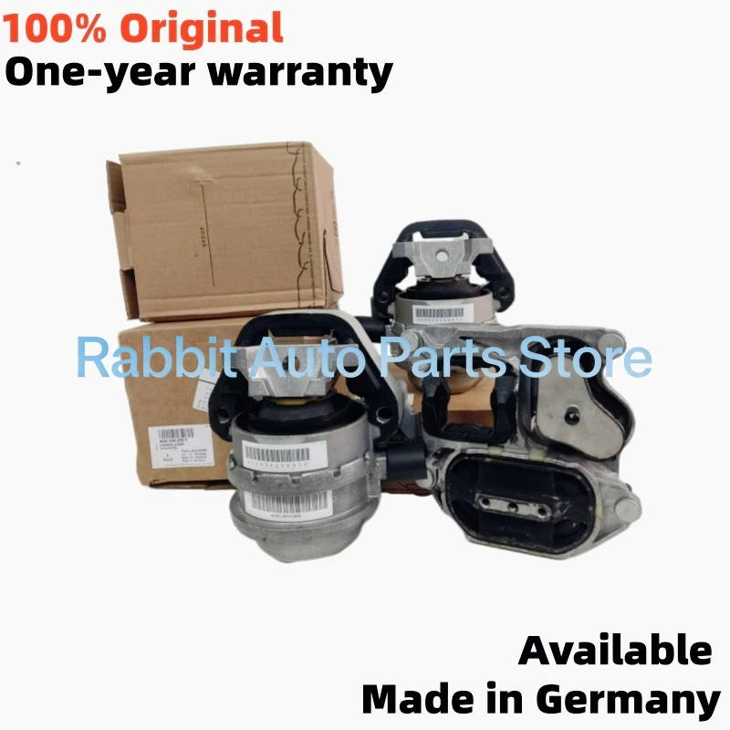 3PCS Engine Mount Original 4H0199255T 4H0199256T 4M0399153Q For Audi S6 RS6 S7 RS7 4.0L V8 2013-2018