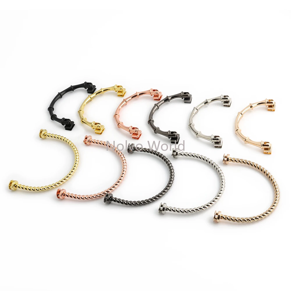 2/4/16 قطعة 11.5x8.4 سنتيمتر ، 10.9x7 سنتيمتر U-شكل صندوق معدني حقيبة مقابض إطار حقيبة يد خواتم مشبك للمحافظ حزام الكتف اكسسوارات #3