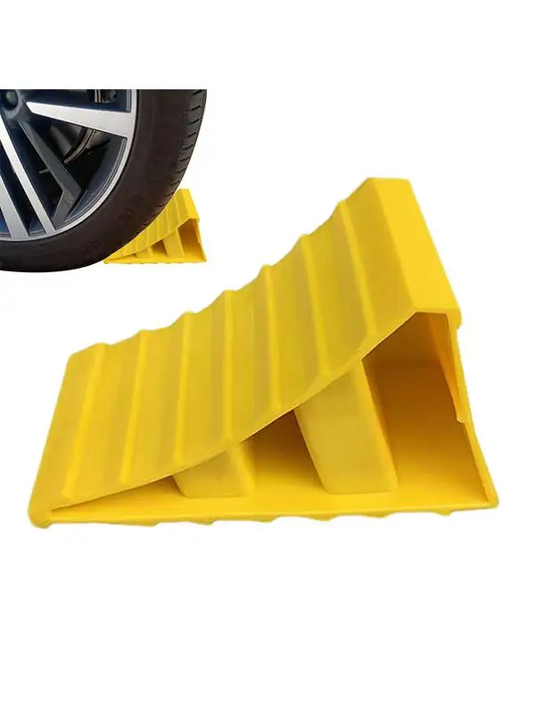 Trailer Wheel Chocks Anti-Slip Car Chocks RV Tire Chocks  Car Stopper Wheel Alignment Block tools Up to 26 Inches Prevents