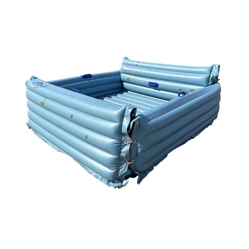 Outdoor Multifunctional Inflatable Pad Bad Car Protection Removable Inflatable Boat Playing Water Floating Row Camping