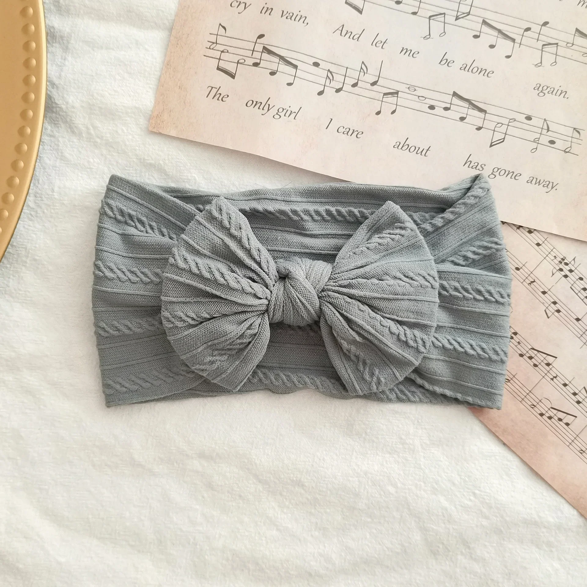 1Pcs Baby Girl Bows Headband Newborn Turban Hairbands Kids Red Head Band Outdoor Toddler Children HeadWrap Hair Accessories