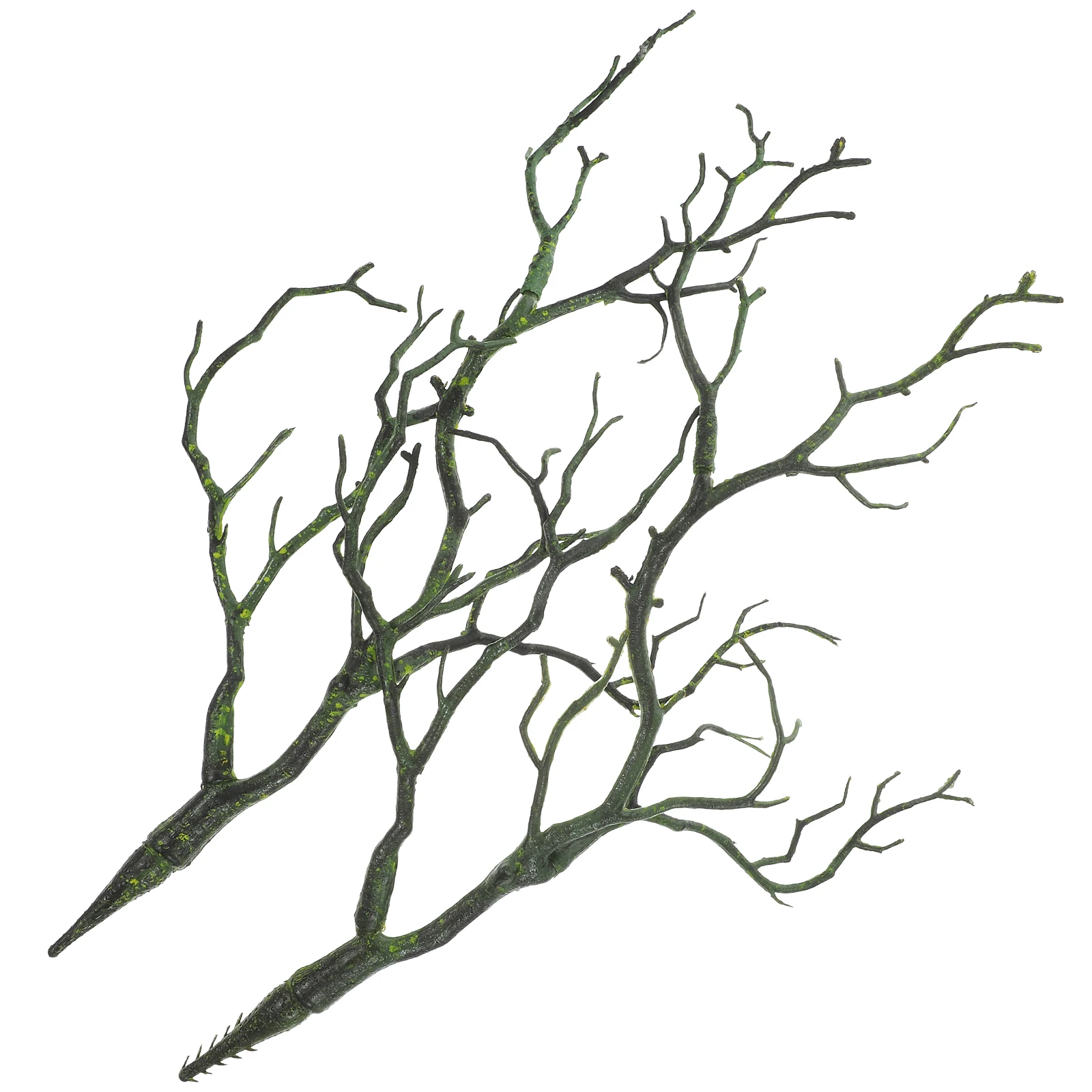 

2PCS Artificial Tree Branches GreenBranches for Vase Decoration Faux Branches Lifelike Twigs Plant Dry Stems Home Office Decor