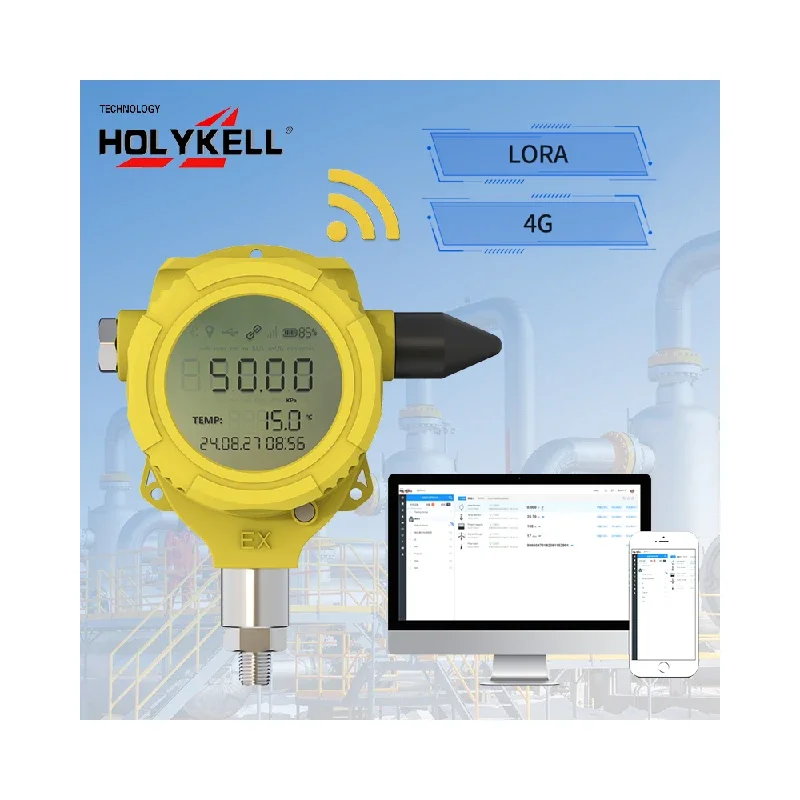 

Holykell explosion proof gprs 4g wireless pressure sensor transmitter