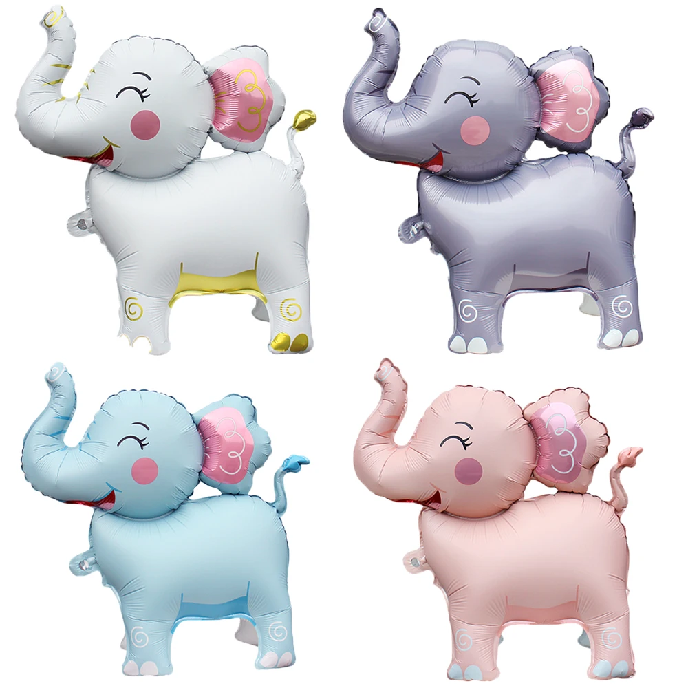 Dschungeltier-Luftballons, riesiges Tier, stehbarer Folienballon, Elefant, Babyparty, Dschungel-Safari, Partyzubehör