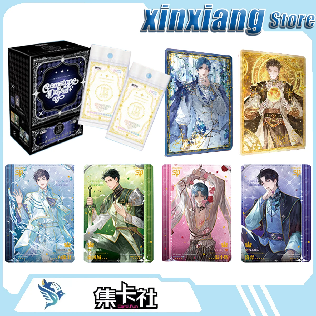 

Card Fun 188 Boys Glimmer Version Gemstone Eternal Collectible Cards Shui Qian Cheng Manhua Character Gift Anime Peripheral Toys