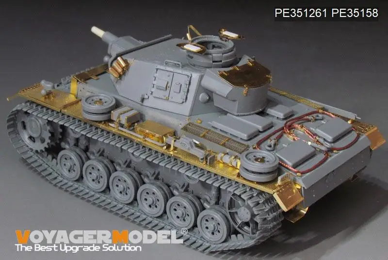 VOYAGER PE351261 1/35 Pz.KPfw.III Ausf.N Early Version Upgrade Set Basic FOR DRAGON 6606