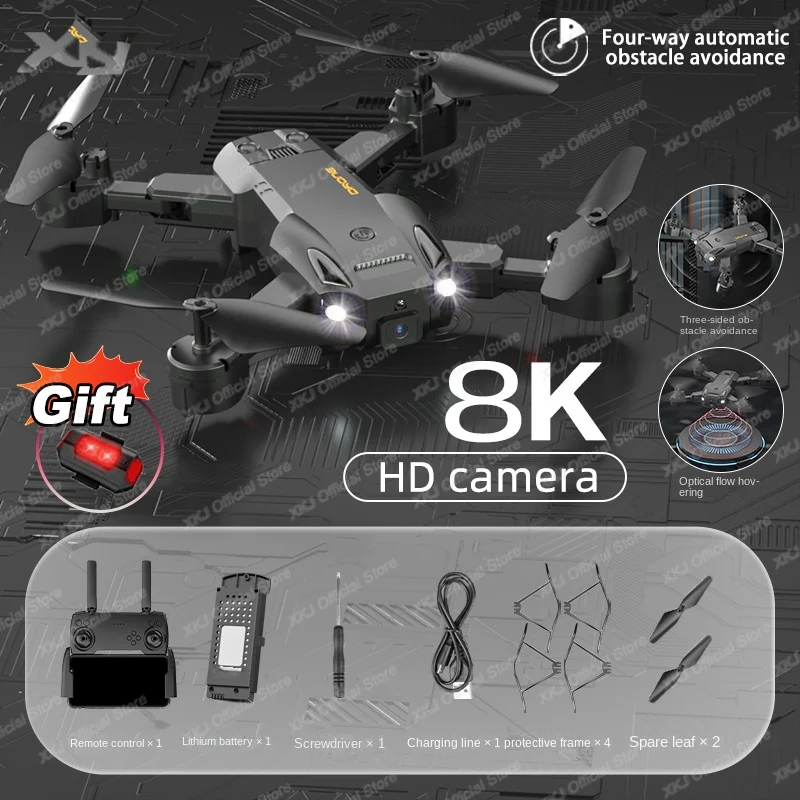 New Q6 Drone GPS 8K Professional Dual Camera 4K Wifi FPV Auto Obstacle Avoidance Folding Quadcopter Rc Distance Hold Apron Sell