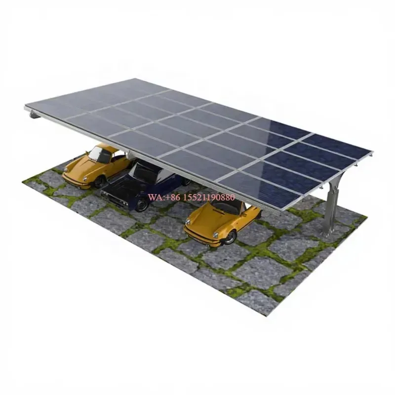 wmwmnu for Solar Carport Design Structure Steel Installation Power System