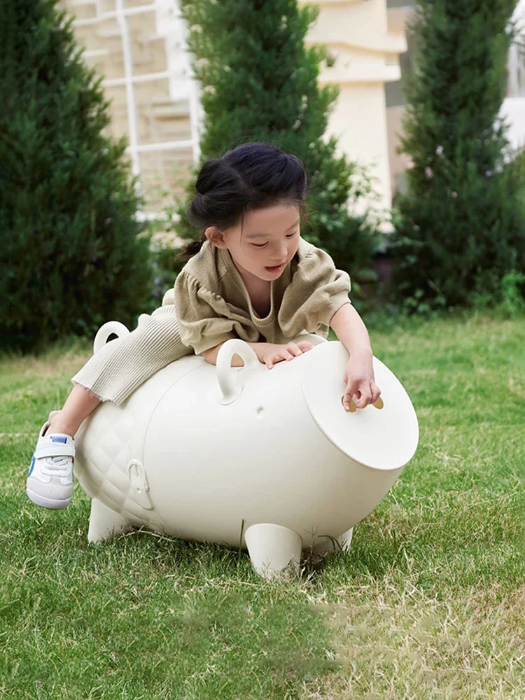 Nordic Home Furniture Piggy Plastic Stool Living Room Decoration Furniture Creative Home Accessories Can Be Stored Coffee Stools