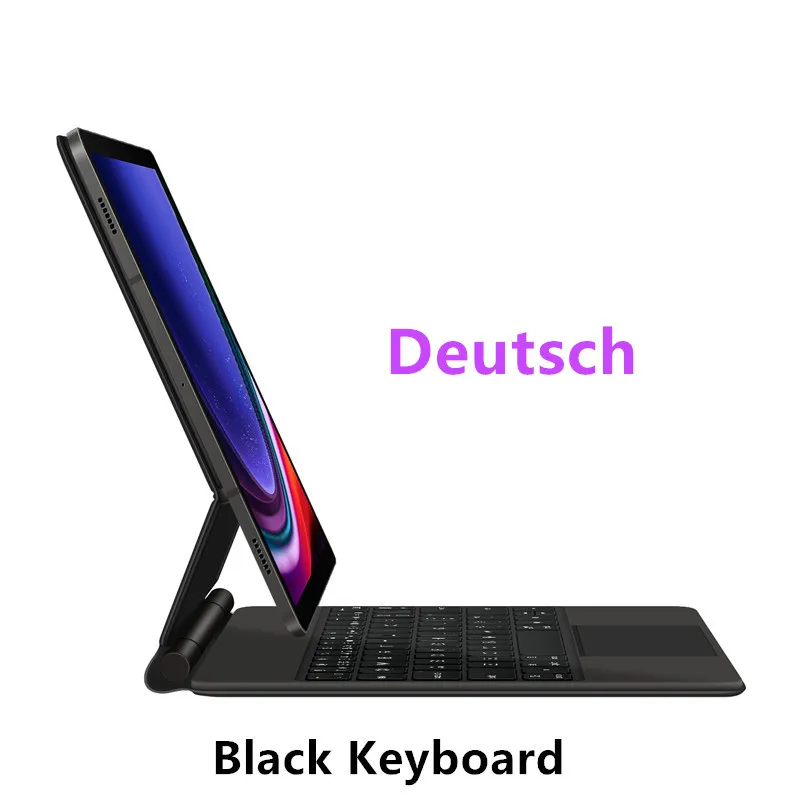 HUWEI Magische Tastatur für Samsung Galaxy Tab S7 S8 S9 11 Zoll für Tab S10 Lite S9 FE 10,9 Zoll Tablet Smart Magnetische Hülle Tastaturabdeckung Folio 8