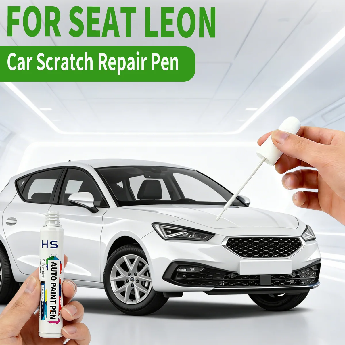 

Ручка-корректор для ремонта автомобильной краски SEAT Leon (красный, серебристый, синий, серый, желтый, белый, снежно-белый) – средство для удаления царапин, аксессуары для авто DIY