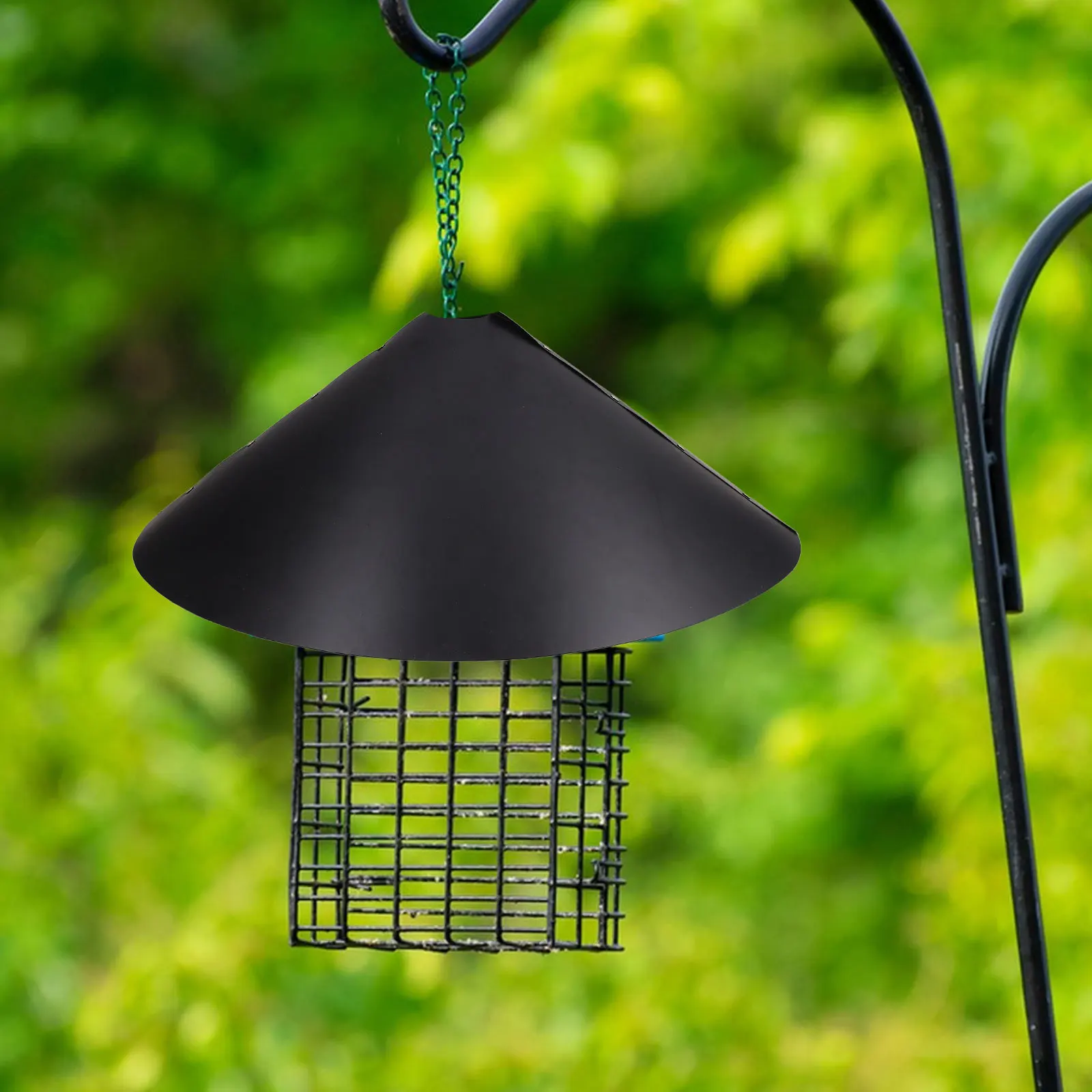 

Squirrel Proof Baffle For Bird Feeder Pole Outdoor Mount Guard Stopper Durable Plastic Stand Hook Accessory For Bird