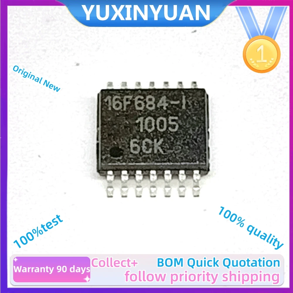 10PCs 100%Brand New Original PIC16F684-EST PIC16F688-EST PIC16F753-EST PIC16LF1825-IST TSSOP-14  IC Chip in stock100%Test