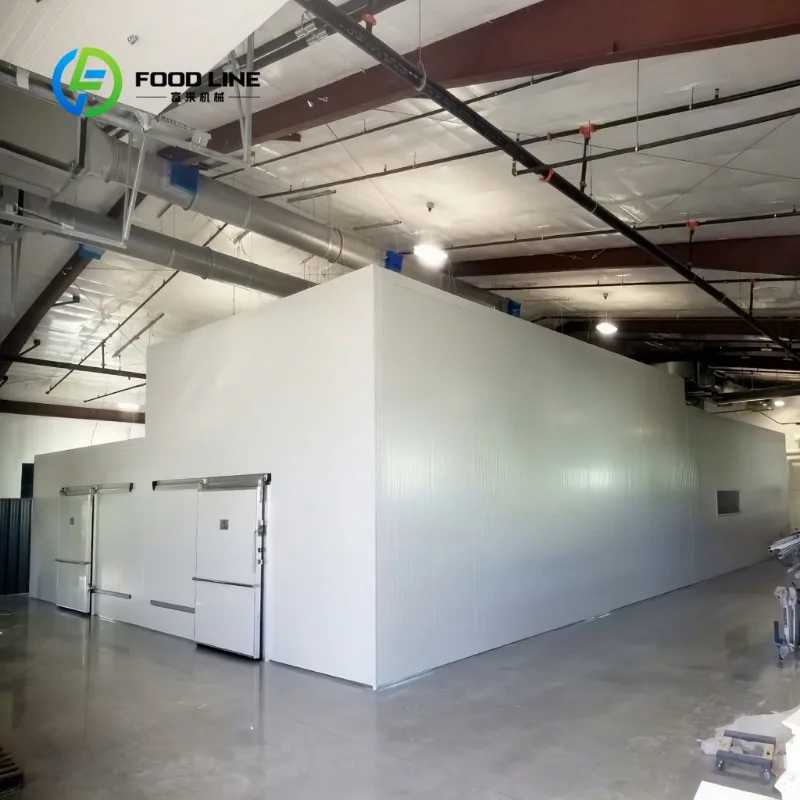 Dual Temperature Zone Cold Storage Room Walk prefabricated cold storage room in Cooler Freezer for Meat and Vegetables Storage