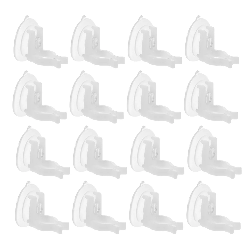 

16Pcs Electronic Holders Suction Powerful Clamp for Windows Walls Indoor Decoration Party Holiday Light Display