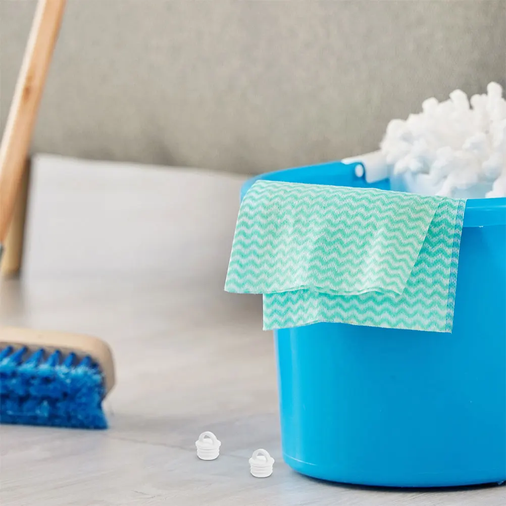 

2pcs Plug Rubber Stopper 20Mm White Outlet Sealing For Mop Drain Basket Mopping Bucket Water Tub Cover Bathroom Basin Plug