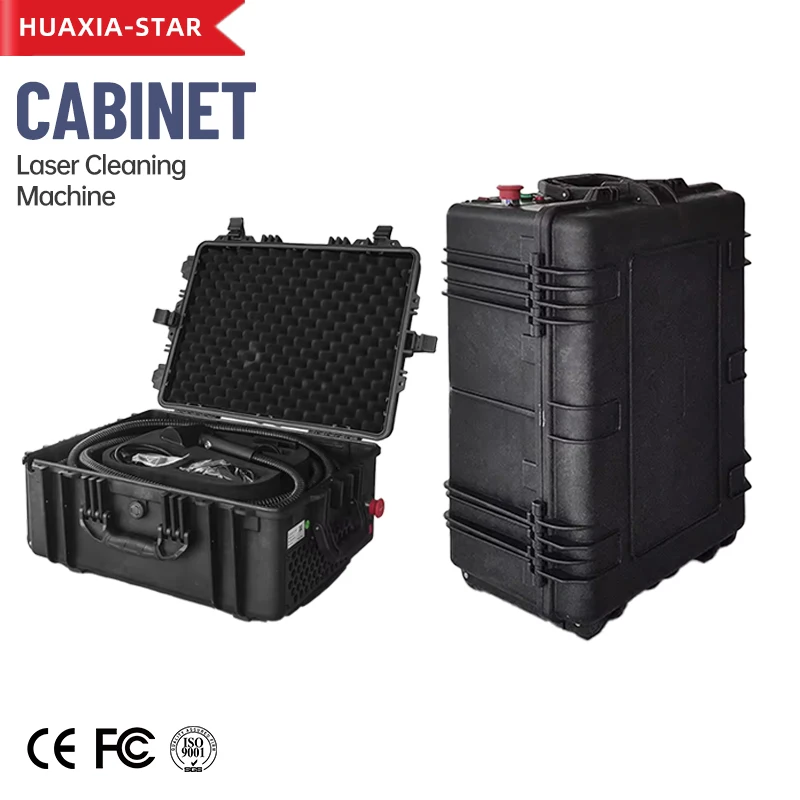 

Portable 200W Laser Cleaning Machine for Stone Metal Wood-Rust Oil Pollution Removal Clean Luggage Type Pulse Cleaning Machine