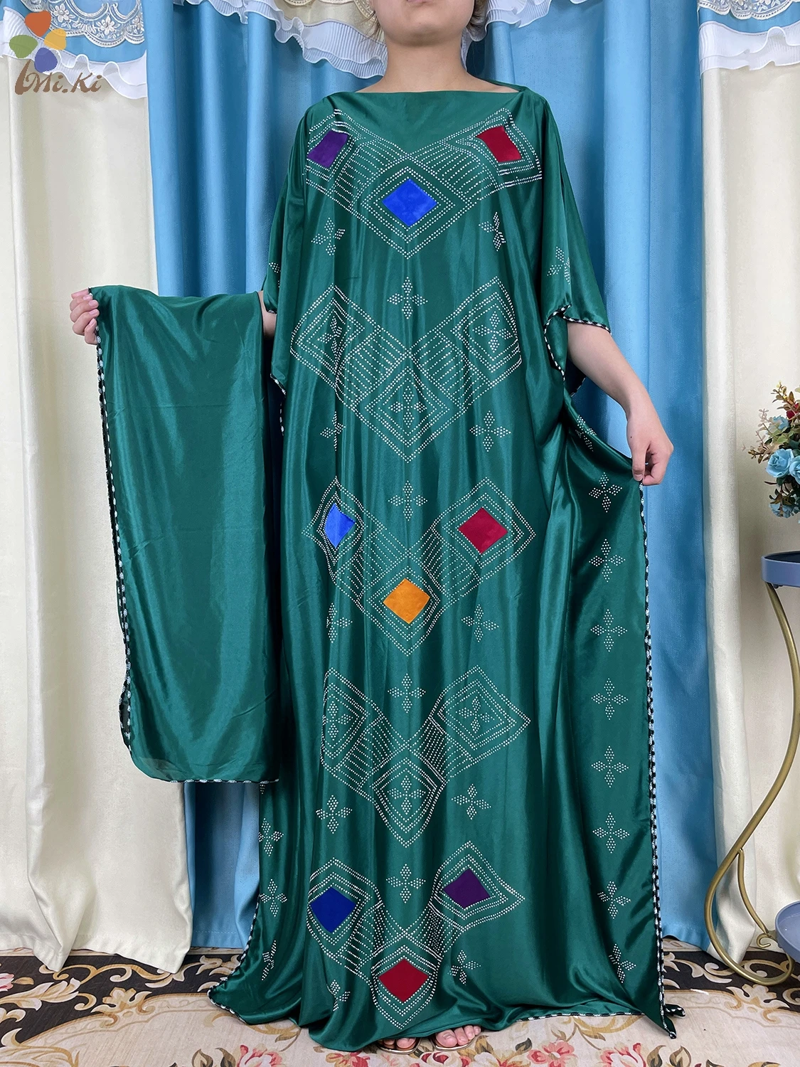 Muslim Prayer Clothing 2024 New African Abaya Women Clothing inlaid with Mubarak Dubai luxury clothing Islamic Clothing