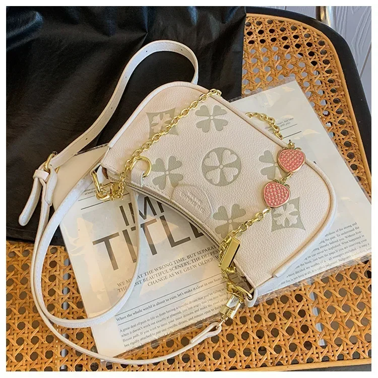 

Модная маленькая женская сумка с принтом 2025 года — универсальный клатч/через плечо, стильный премиум-класс, легкая роскошная мода