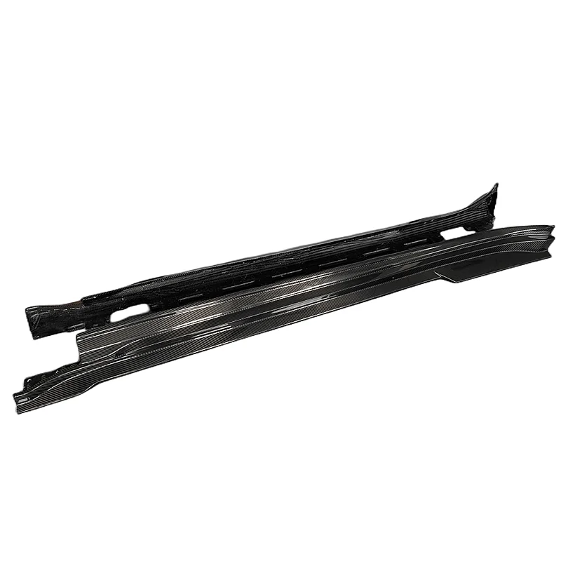 

For Porsche Taycan Retrofit And Upgrade Dry Carbon Fiber Door Sill Side Skirt Body Kit