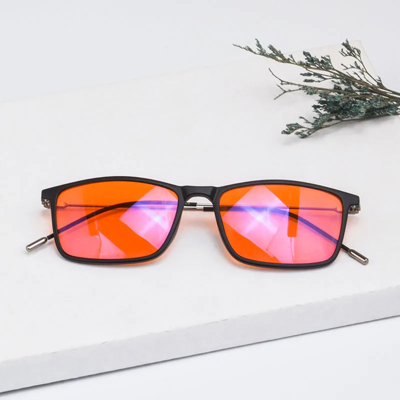 Men\'s glasses bluelight computer glasses orange lenses tr90 glasses blue light filter glasses no prescription  eyewear