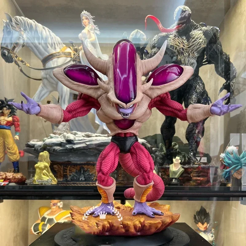 Bandai Dragon Ball personaje de Anime, Agujero blanco, Frisa, tres formas, cómic de gama baja, Rosa/Anime púrpura opcional, modelo de Decoración, regalo