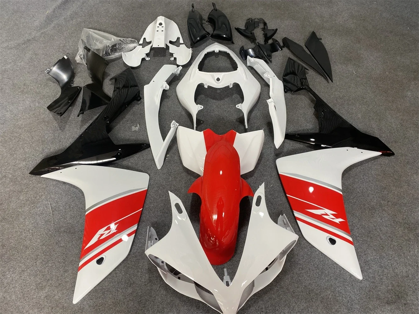 Motorcycle fairing for Yamaha R1 2007 2008 Red & White Series Body Shell Kit Motorcycle Shell Motorcycle Accessories