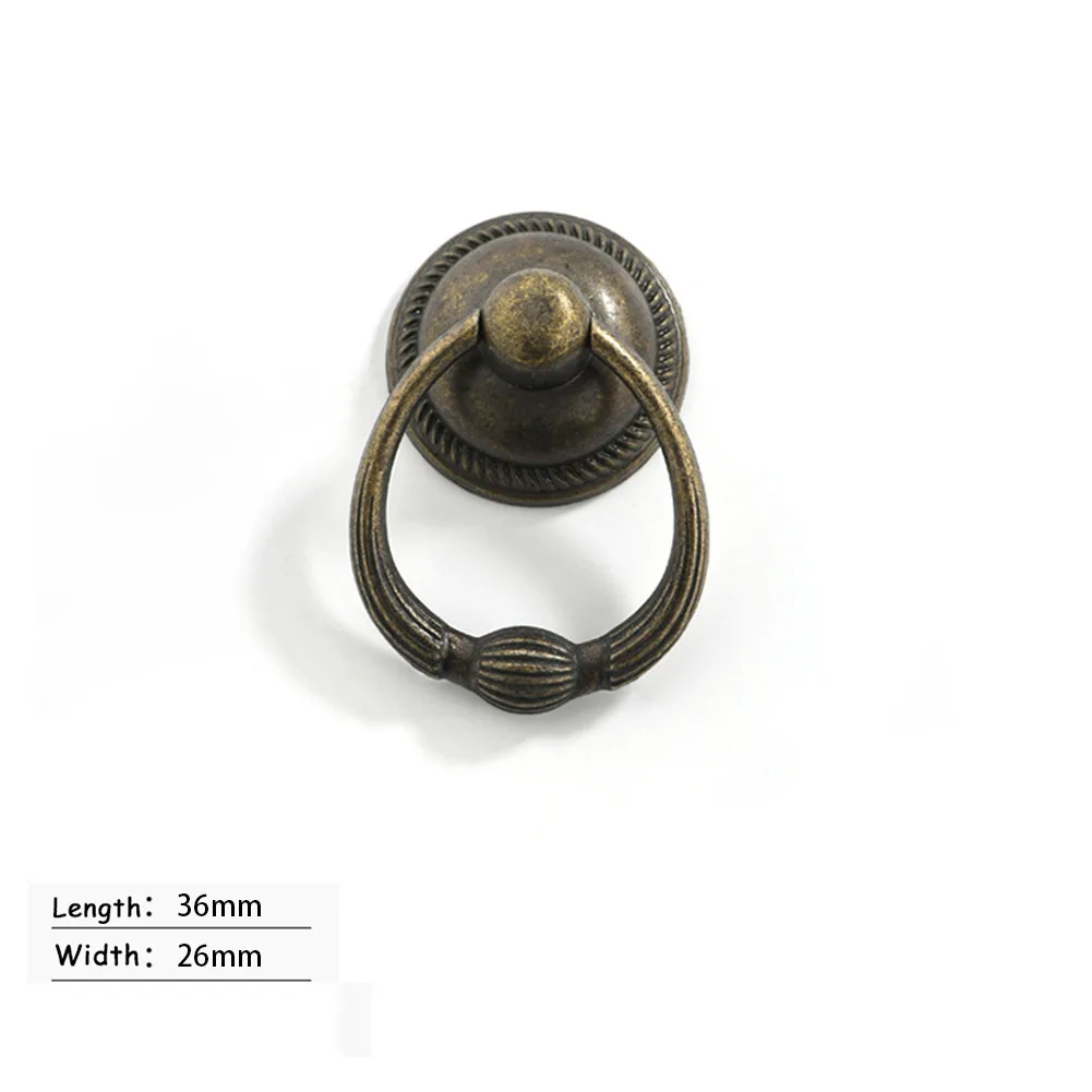 Swing For Ring Style Cabinet Pull Handles 4 Pieces for Kitchen Cabinets Drawers Doors Chests Bookcases Zinc Alloy