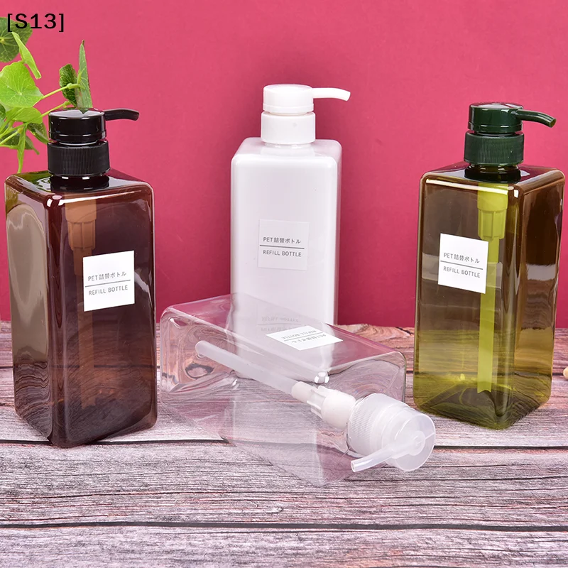 650ml Plastic Empty Pump Dispenser Bottle hampoo Lotion hower Gel Bottle[Q]Q@