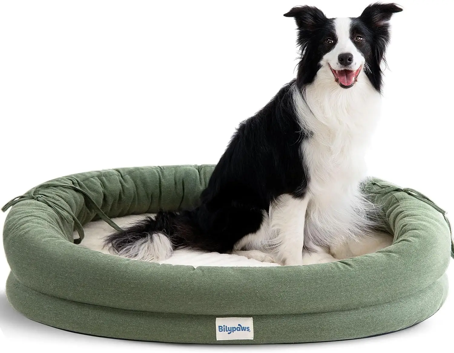 

Orthopedic Dog Bed for Large Dogs, Pet Sofa Bed with Egg Crate Foam, 4-Sided Bolster, Removable Washable Cover & Anti