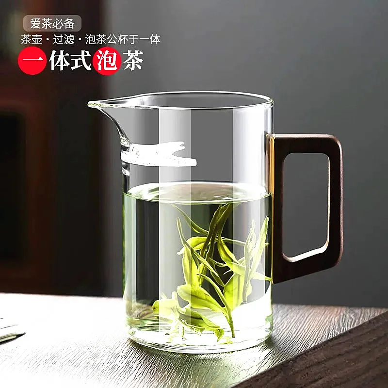 Hochwertige chinesische Longjing Grüntee Kanne Infuser Maojian Biluochun Teekanne Kessel Glas Maker bequemes Büro Teese rvice