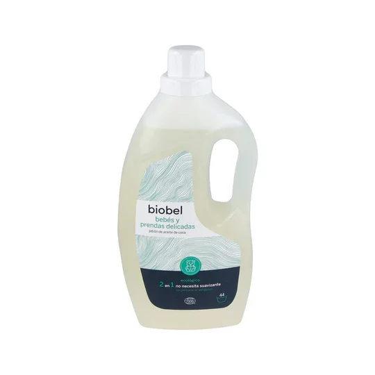 Detergente Líquido Biobel para Bebés y Prendas Delicadas 1,5L
