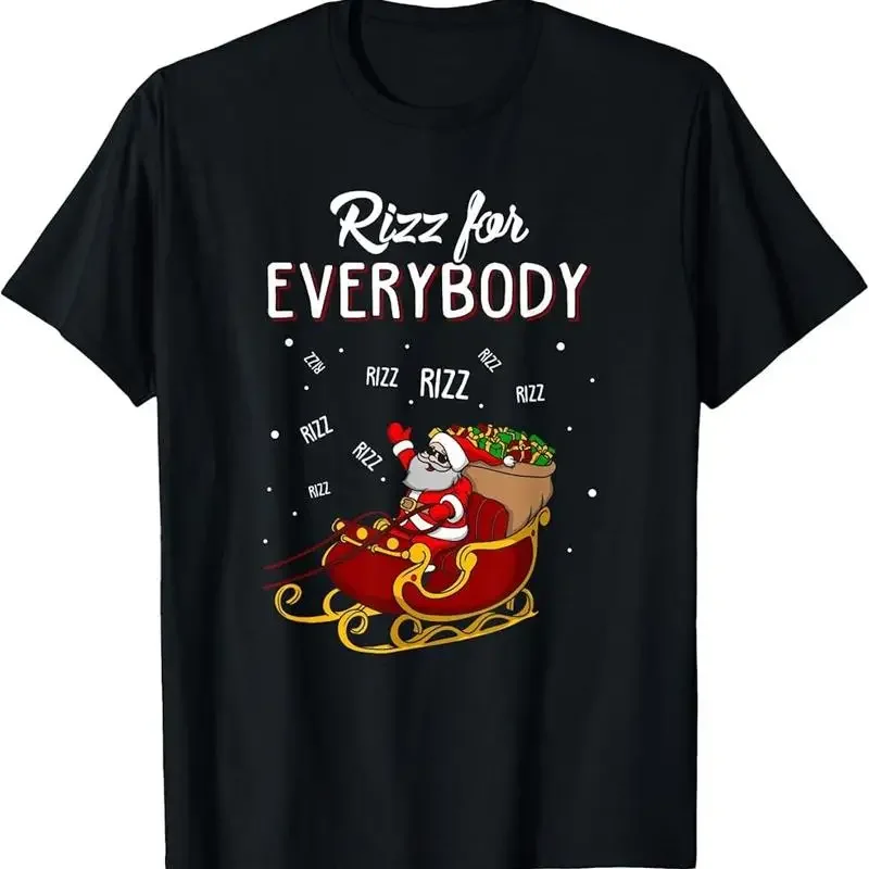 Rizz For Everybody Merry Rizzmas T Shirtns Funny Christmas Shirt