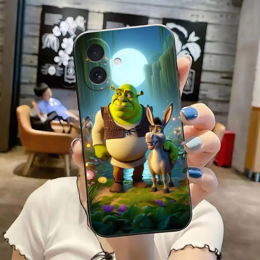 Phone Case For iphone Apple 17 17E AIR 16E 16 15 14 8 7 Plus 13 12 11 XR Pro Max SE4 Case DIY Shell Cover Funny Monster S-Shrek